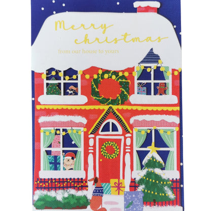 Paper Cut Art From Our House To Yours Laser Cut Christmas Greeting Card