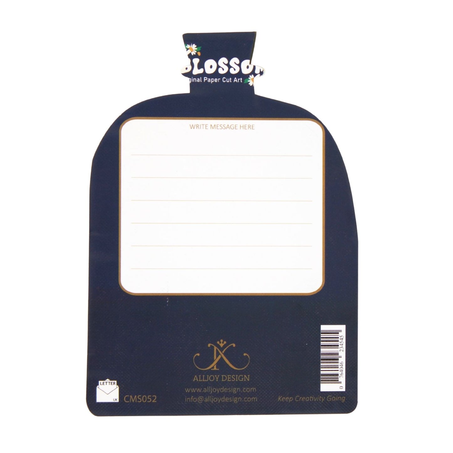 Paper Cut Art Christmas Card Laser Cut Gingerbread House Xmas Greeting Cards