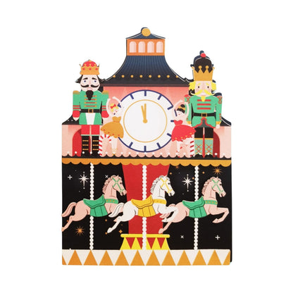Paper Cut Art Christmas Card Laser Cut The Nutcracker Xmas Greeting Cards