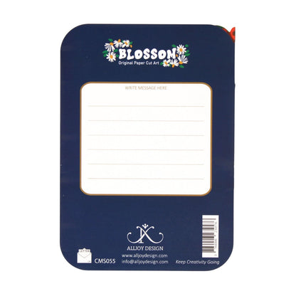 Paper Cut Art Christmas Card Laser Cut Xmas Baubles Xmas Greeting Cards