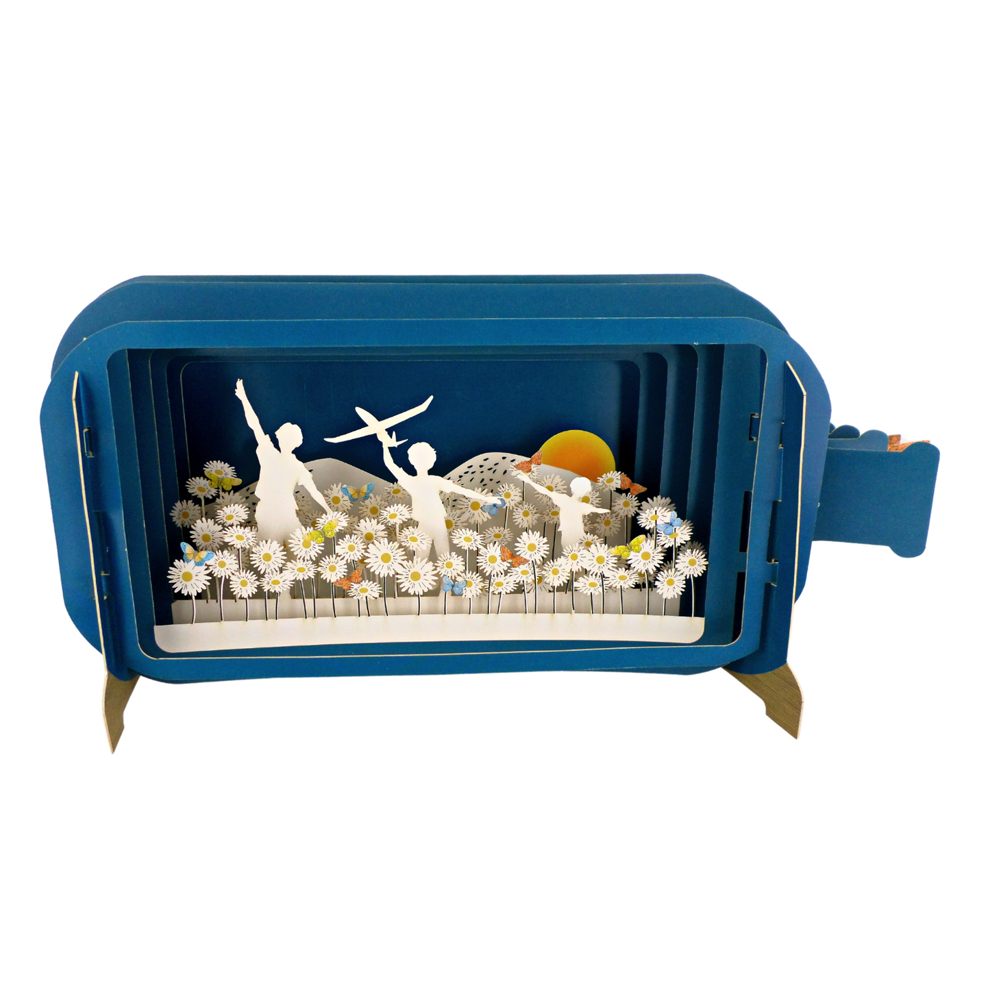 Message In A Bottle Playing Pop Up Any Occasion Greeting Card