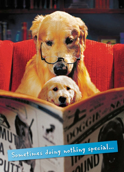 Avanti Sometimes Doing Nothing Cute Father's Day Greeting Card