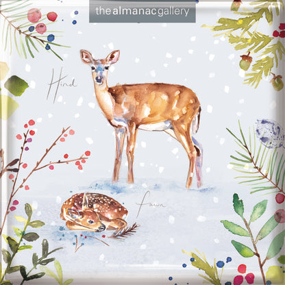 Box of 16 Jennifer Rose Wildlife Luxury Christmas Cards In 4 Designs
