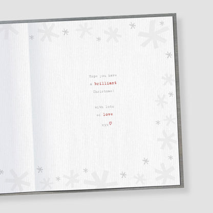 Boofle Amazing Nephew Christmas Card Skiing Boofle Cute Xmas Greeting Cards
