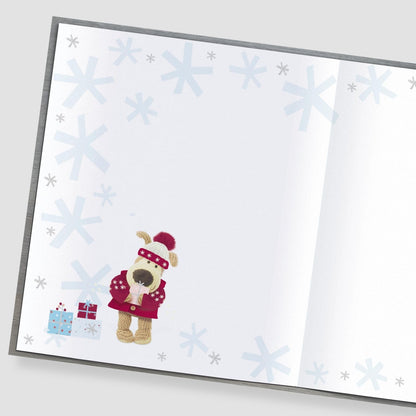 Boofle Very Special Sister Christmas Card Festive Wreath Xmas Greeting Cards
