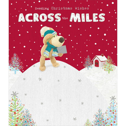 Boofle Across The Miles Christmas Card Snowy Wishes Cute Xmas Greeting Cards