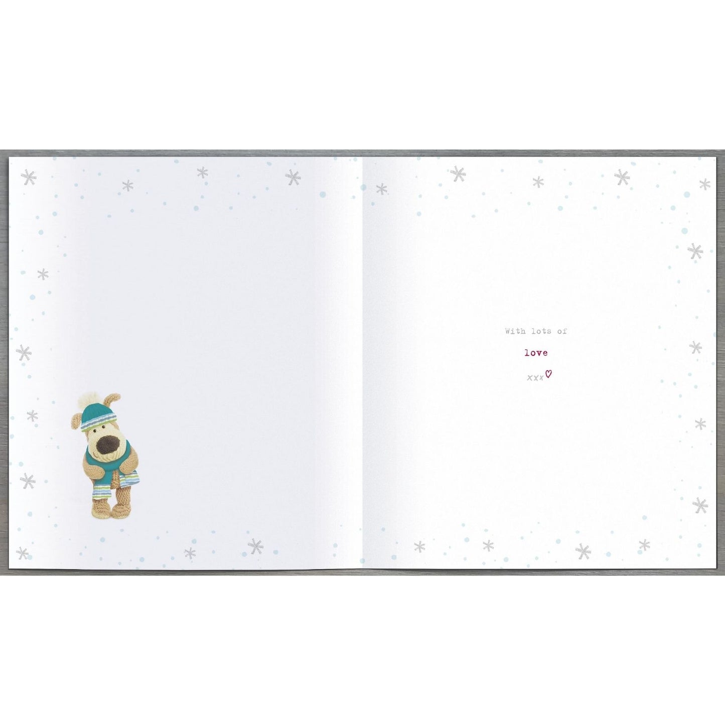 Boofle Across The Miles Christmas Card Snowy Wishes Cute Xmas Greeting Cards