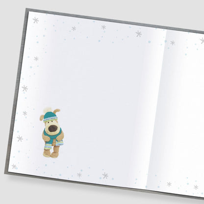 Boofle Across The Miles Christmas Card Snowy Wishes Cute Xmas Greeting Cards