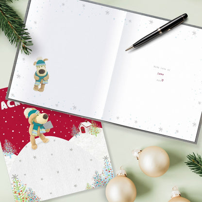 Boofle Across The Miles Christmas Card Snowy Wishes Cute Xmas Greeting Cards