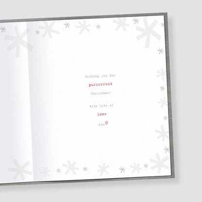 Boofle Christmas Card From The Cat To Pet Parent Cute Xmas Greeting Cards