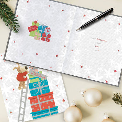Boofle Special Cousin Christmas Card Stack Of Presents Cute Xmas Greeting Cards