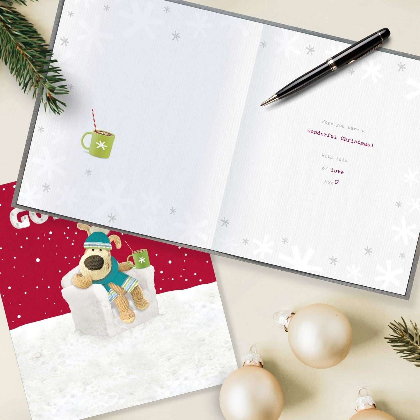 Boofle Very Special Godfather Christmas Card Ice Chair Cute Xmas Greeting Cards
