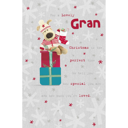 Boofle Lovely Gran Christmas Card Special & Loved Cute Xmas Greeting Cards