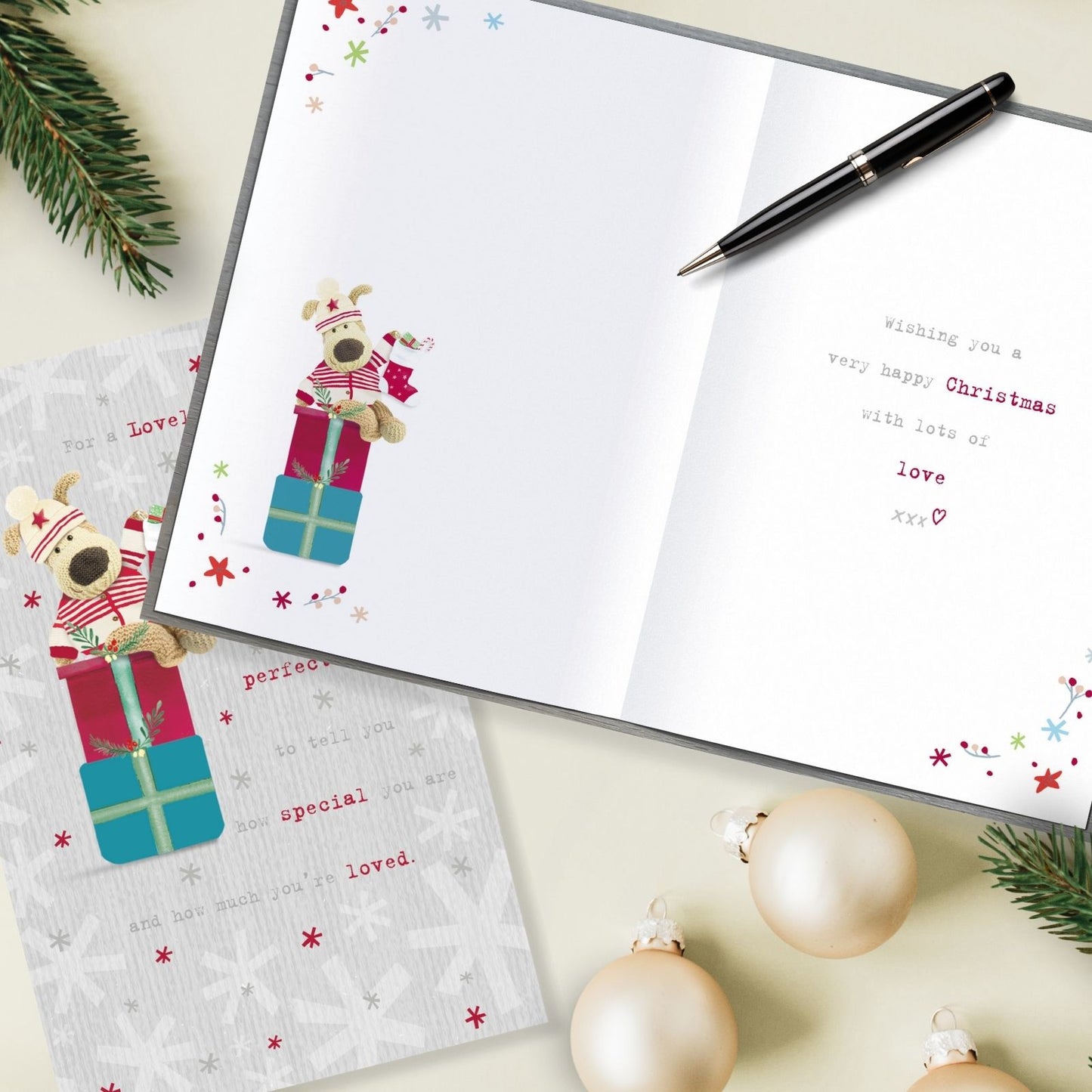 Boofle Lovely Gran Christmas Card Special & Loved Cute Xmas Greeting Cards