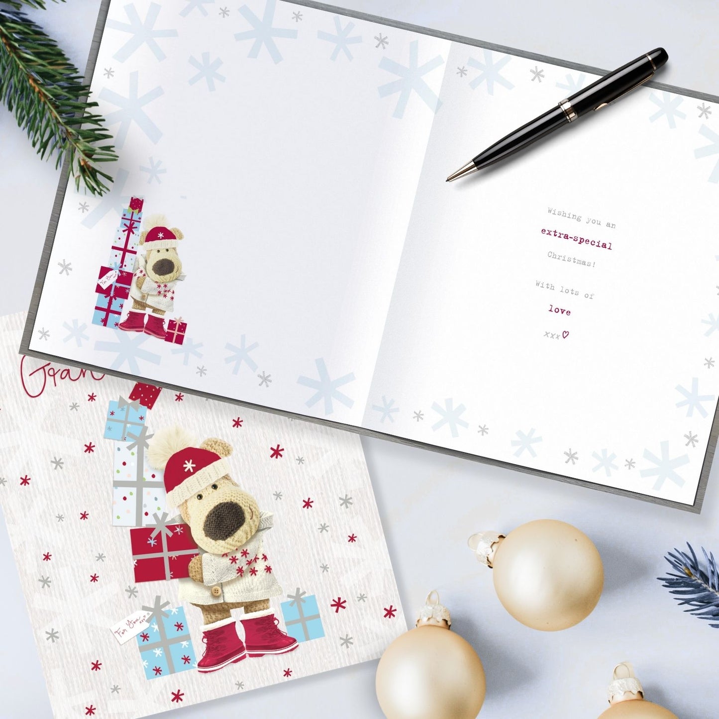 Boofle Special Granddaughter Christmas Card Presents Cute Xmas Greeting Cards