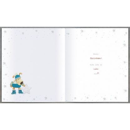 Boofle Amazing Brilliant Loved Grandson Christmas Card Cute Xmas Greeting Cards