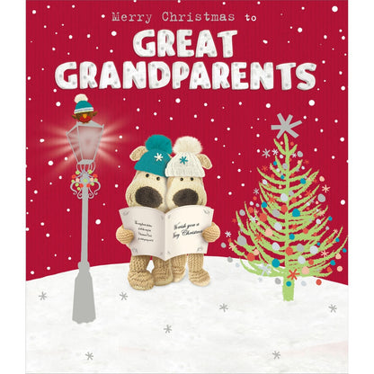 Boofle Great Grandparents Christmas Card Carol Singing Cute Xmas Greeting Cards