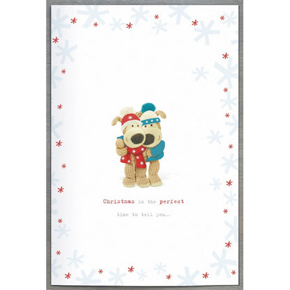 Boofle My Amazing Husband Christmas Card Embellished Cute Xmas Greeting Cards