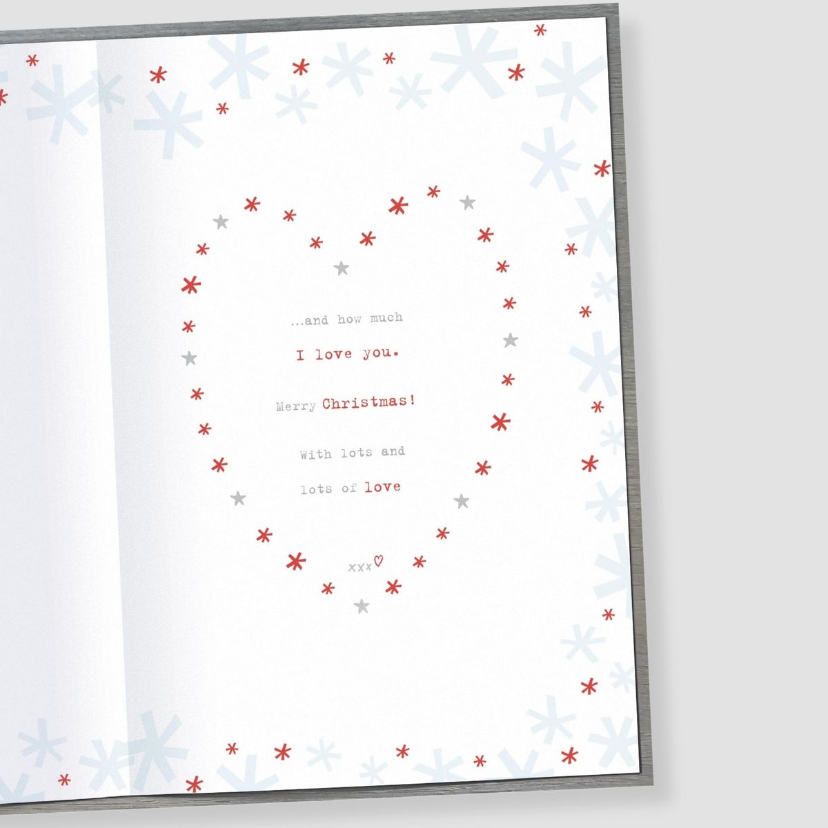 Boofle My Amazing Husband Christmas Card Embellished Cute Xmas Greeting Cards