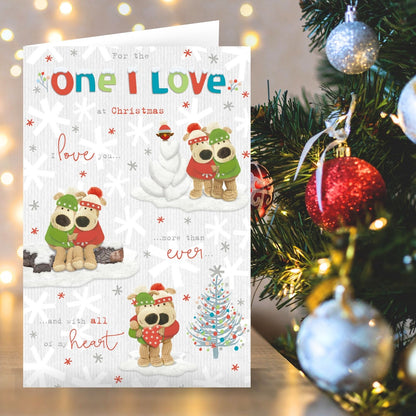 Boofle For The One I Love Christmas Card All My Heart Cute Xmas Greeting Cards