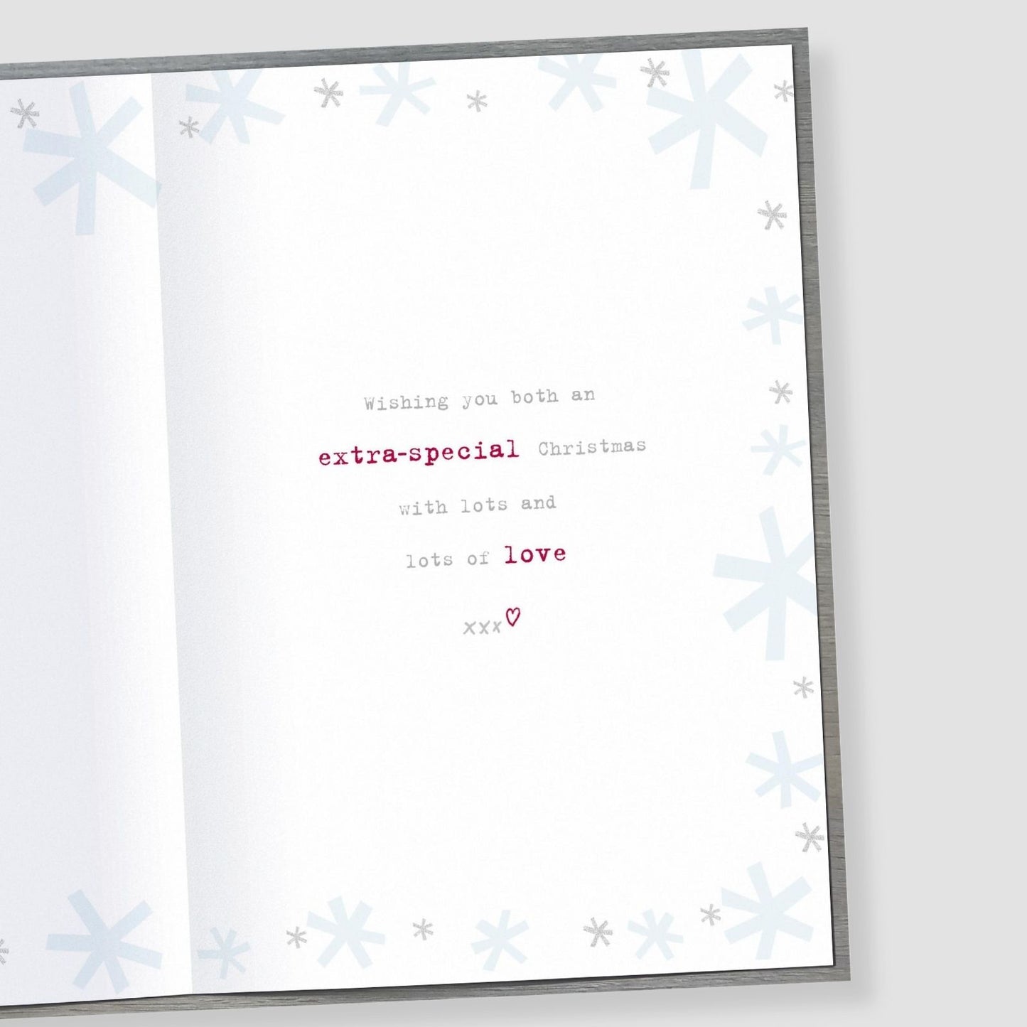 Boofle Love To Both Of You Christmas Card Embellished Cute Xmas Greeting Cards