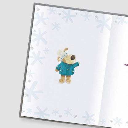 Boofle Love To Both Of You Christmas Card Embellished Cute Xmas Greeting Cards