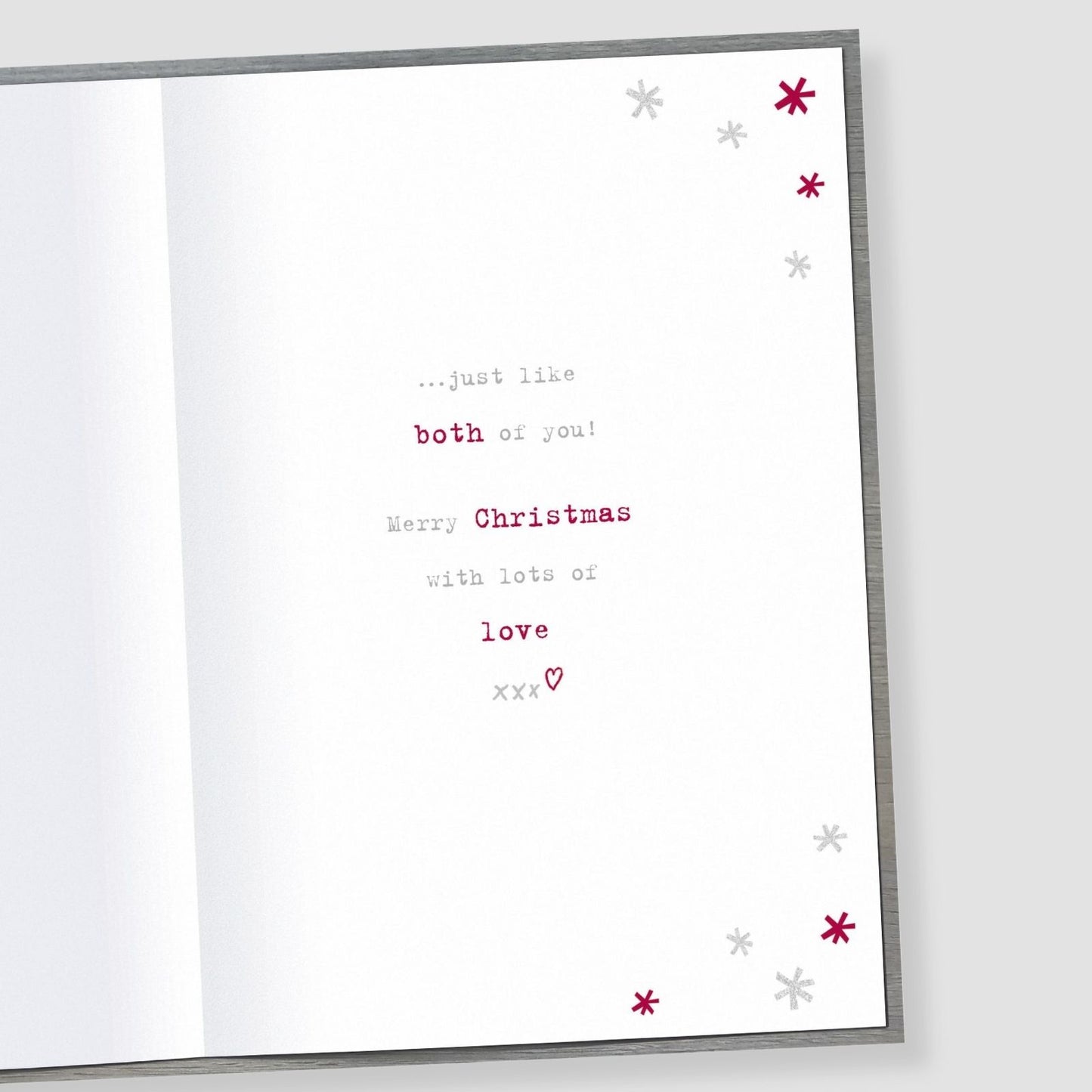 Boofle Sister & Brother-In-Law Christmas Card Embellished Xmas Greeting Cards