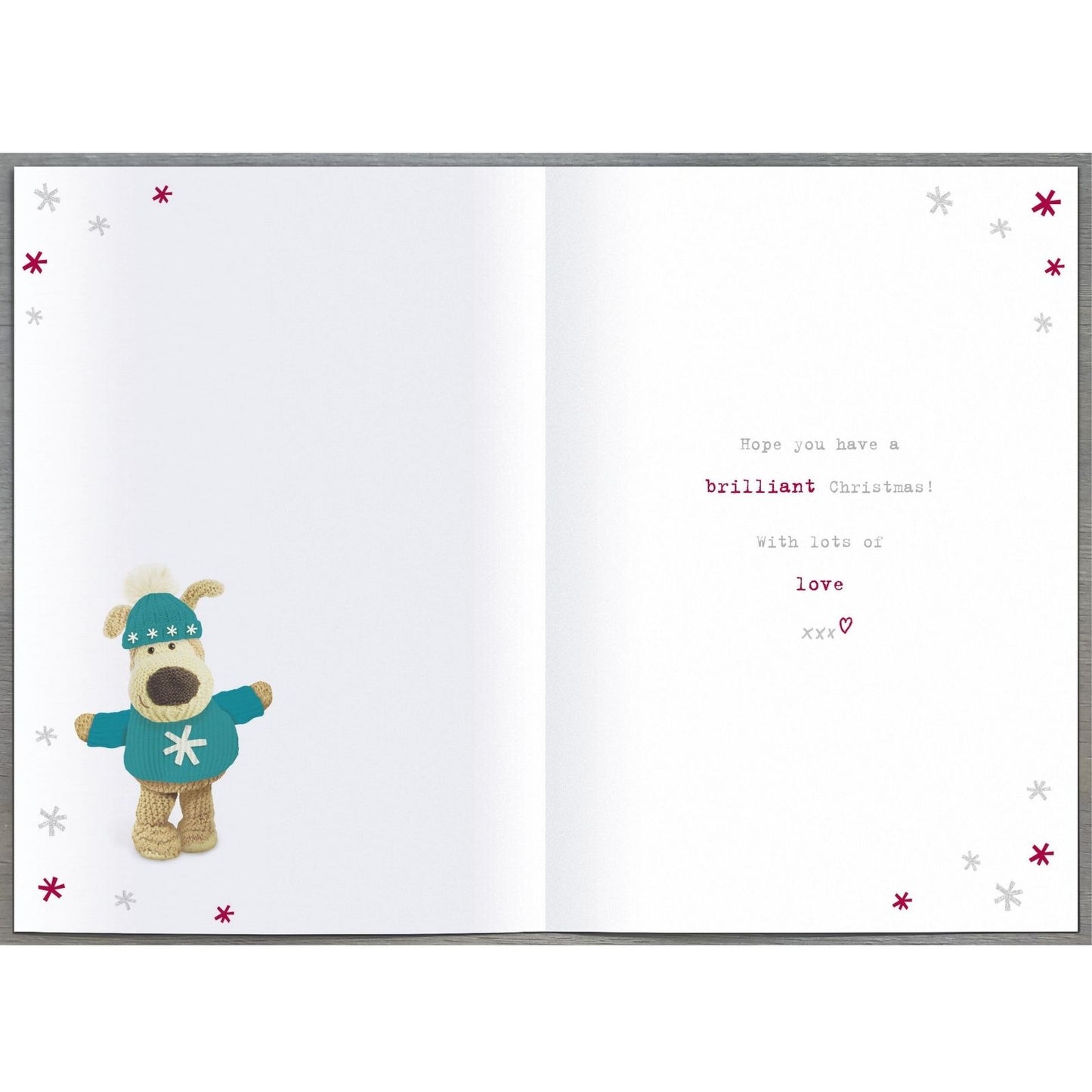 Boofle For A Special Son Christmas Card Embellished Cute Xmas Greeting Cards