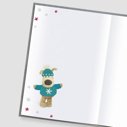 Boofle For A Special Son Christmas Card Embellished Cute Xmas Greeting Cards