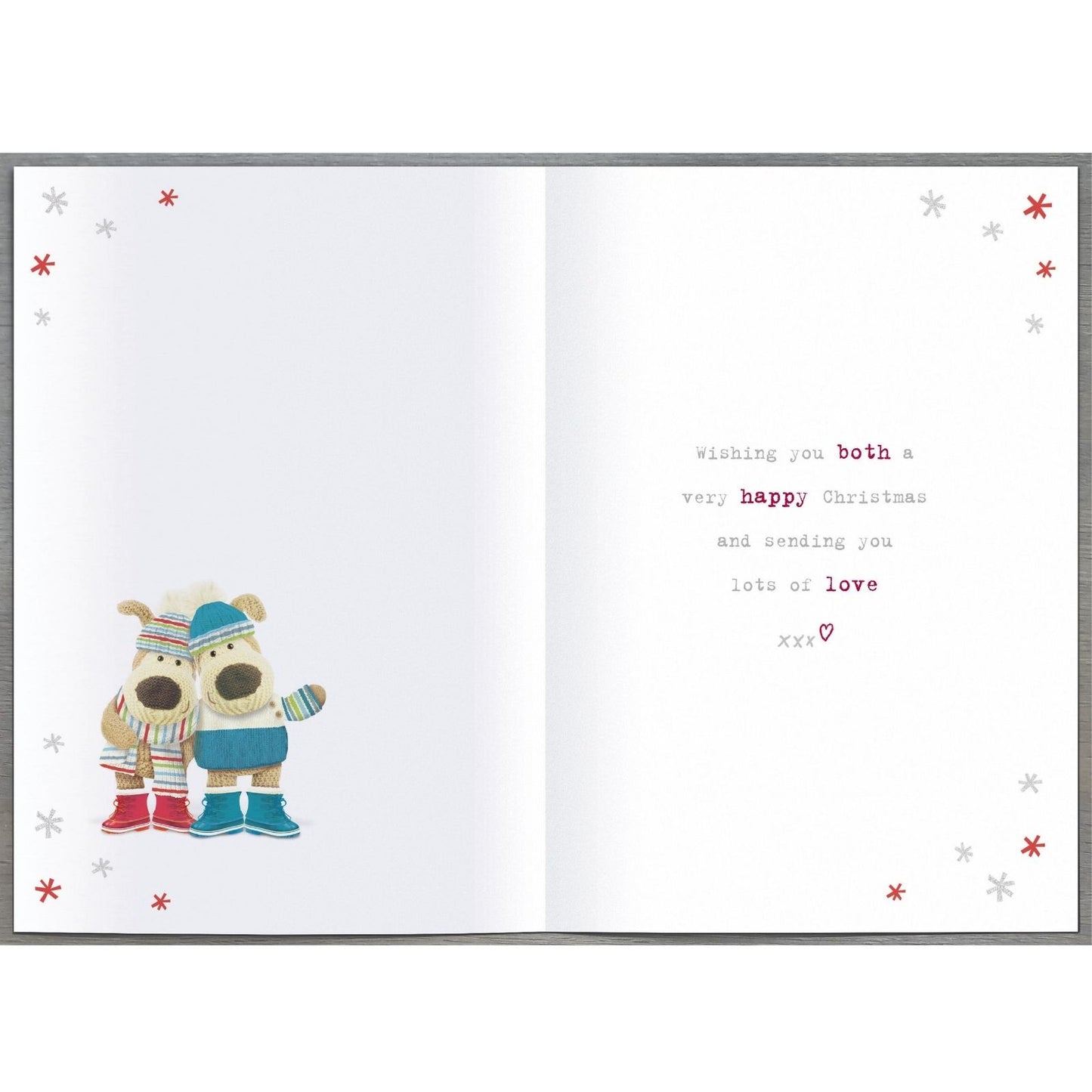 Boofle Son & Daughter-In-Law Christmas Card Embellished Cute Xmas Greeting Cards