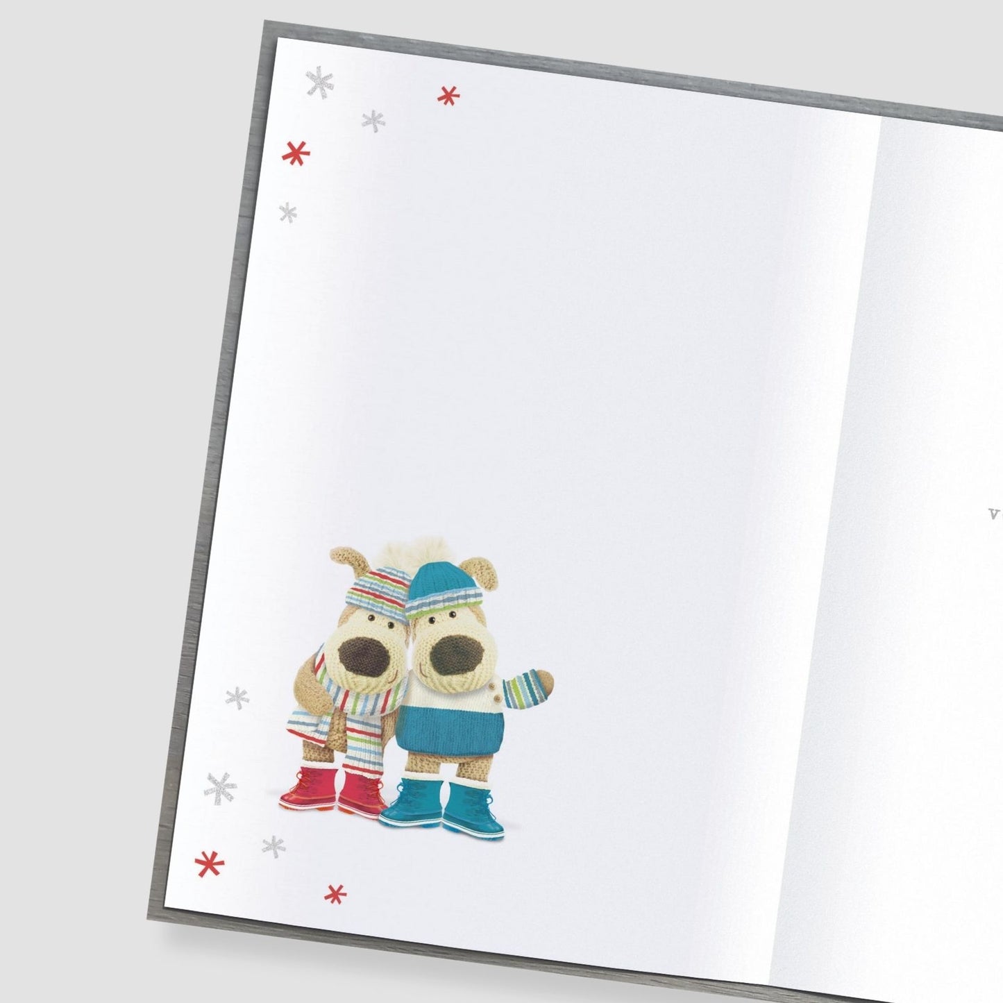 Boofle Son & Daughter-In-Law Christmas Card Embellished Cute Xmas Greeting Cards