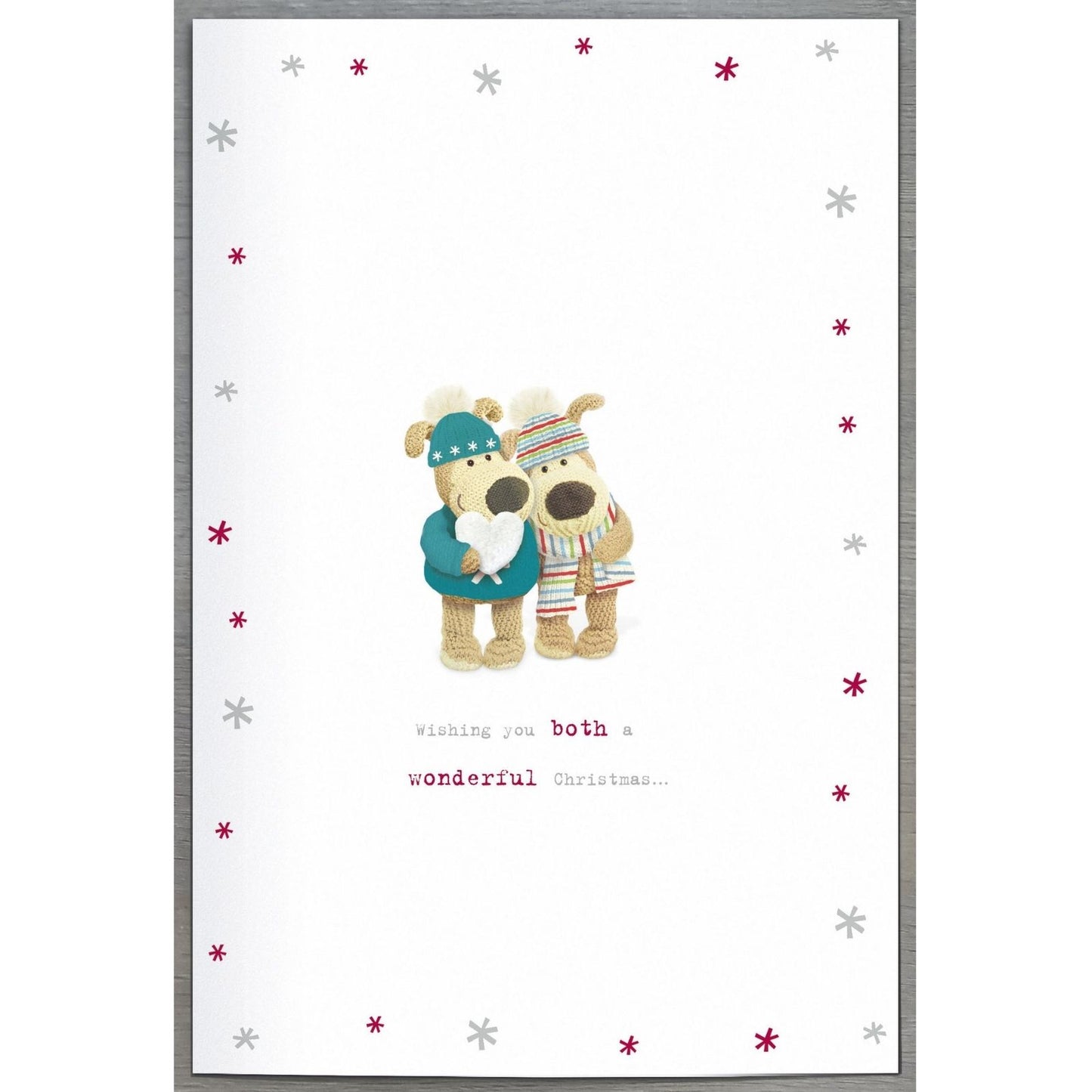 Boofle A Very Special Couple Christmas Card Embellished Cute Xmas Greeting Cards