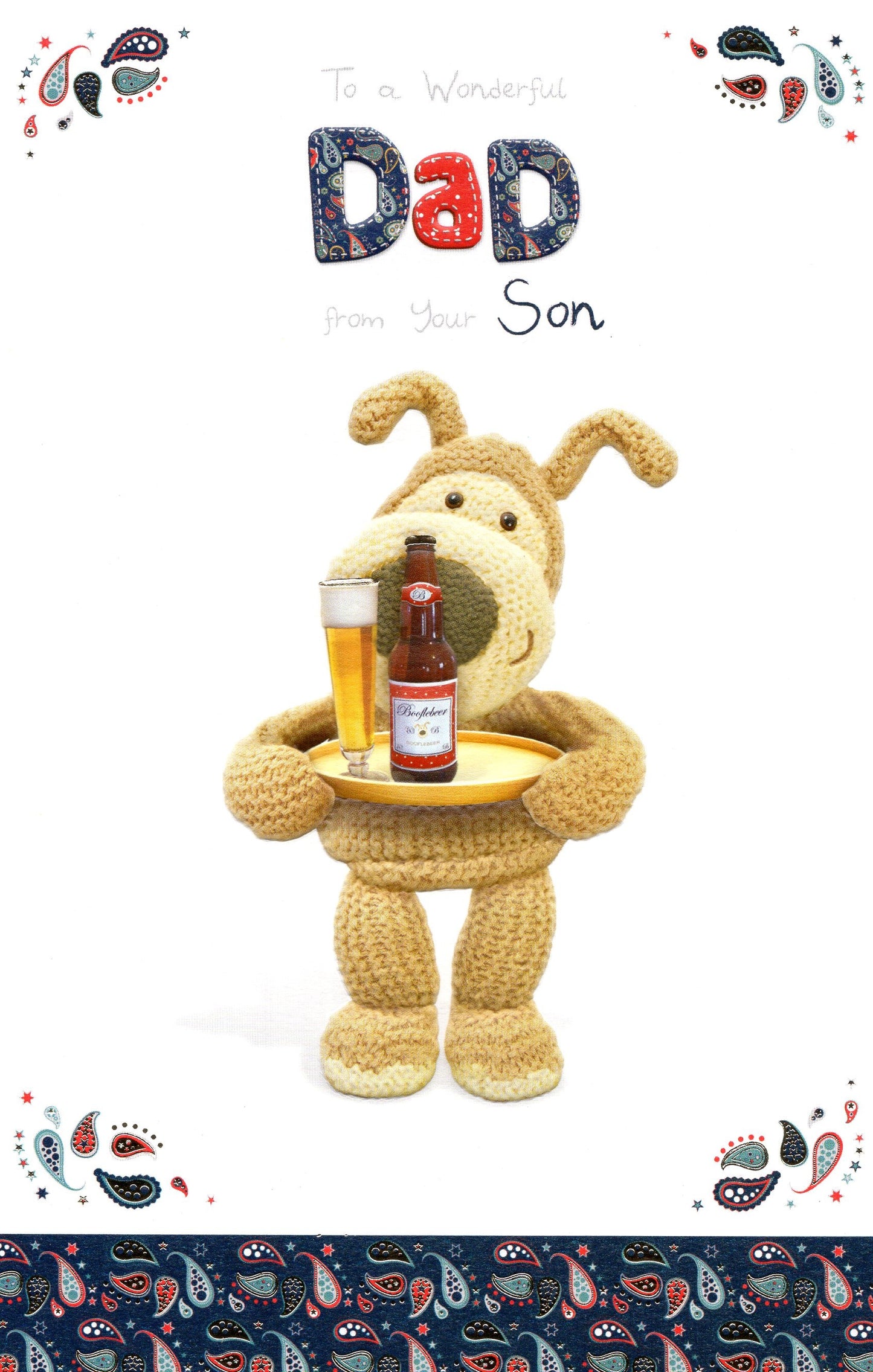 Boofle To Dad From Son Happy Father's Day Card