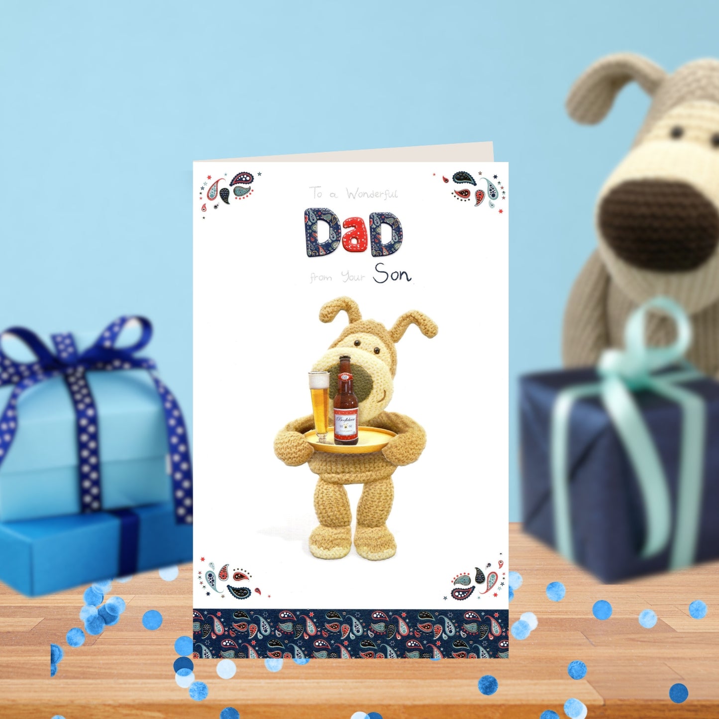 Boofle To Dad From Son Happy Father's Day Card