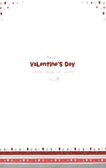 Boofle Valentine's Card For My Boyfriend Embellished Greeting Card