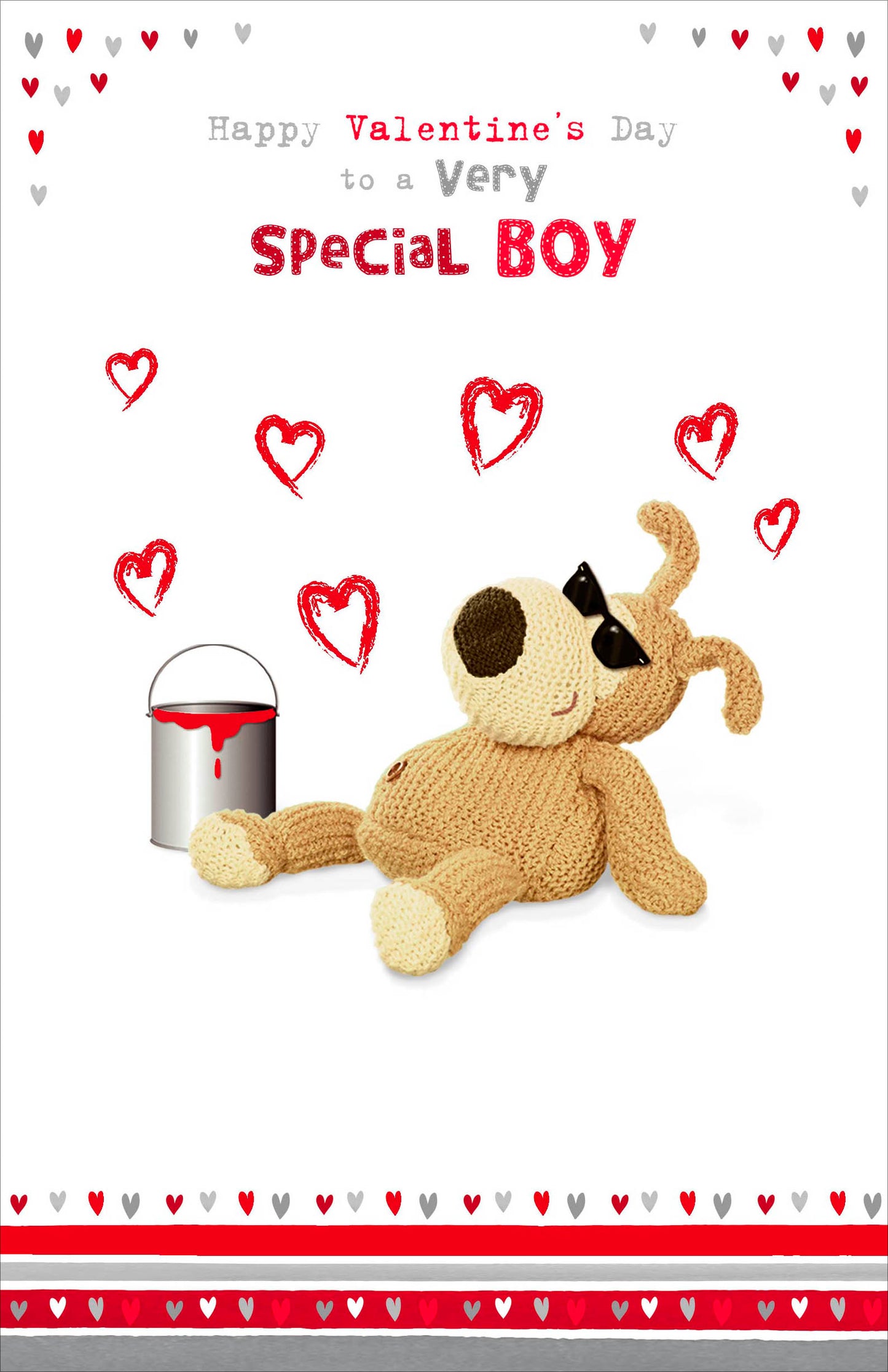Boofle Valentine's Card For A Very Special Boy Cute Greeting Card