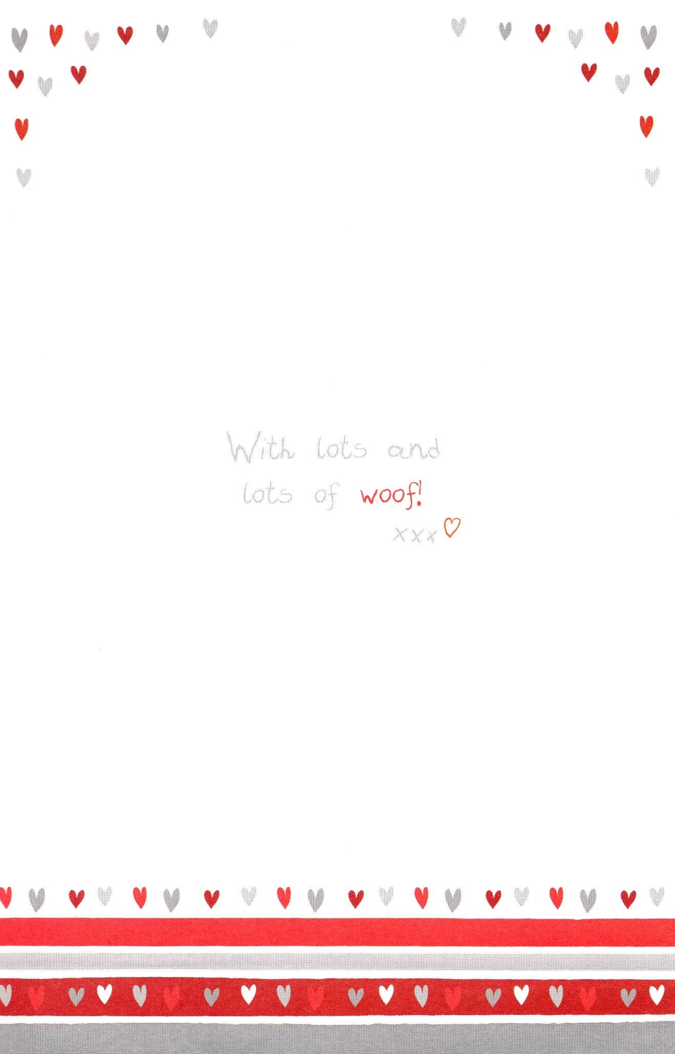 Boofle Valentine's Card From Your Dog Cute Greeting Card