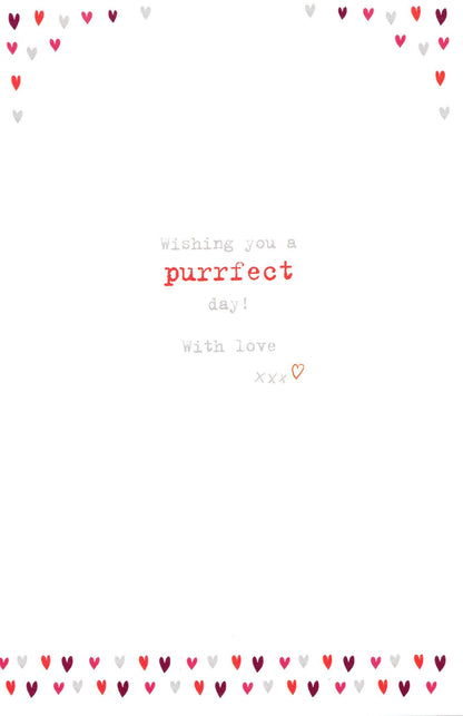 Boofle Valentine's Card From Your Lovely Cat Cute Greeting Card