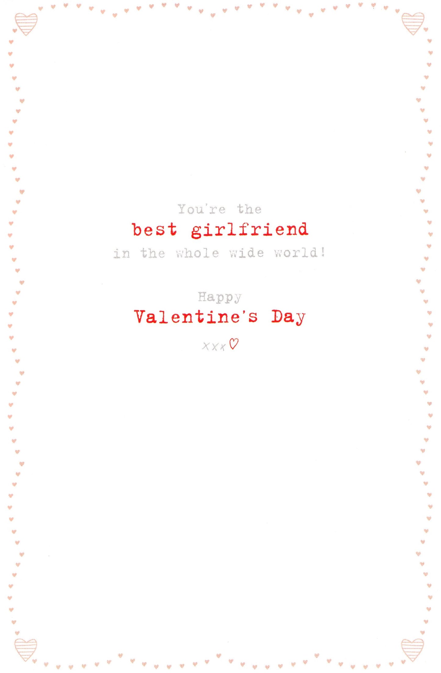 Boofle Girlfriend Rose Bouquet Valentine's Card