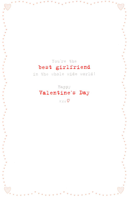 Boofle Girlfriend Rose Bouquet Valentine's Card