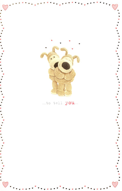 Boofle Girlfriend Thousand Words Valentine's Card