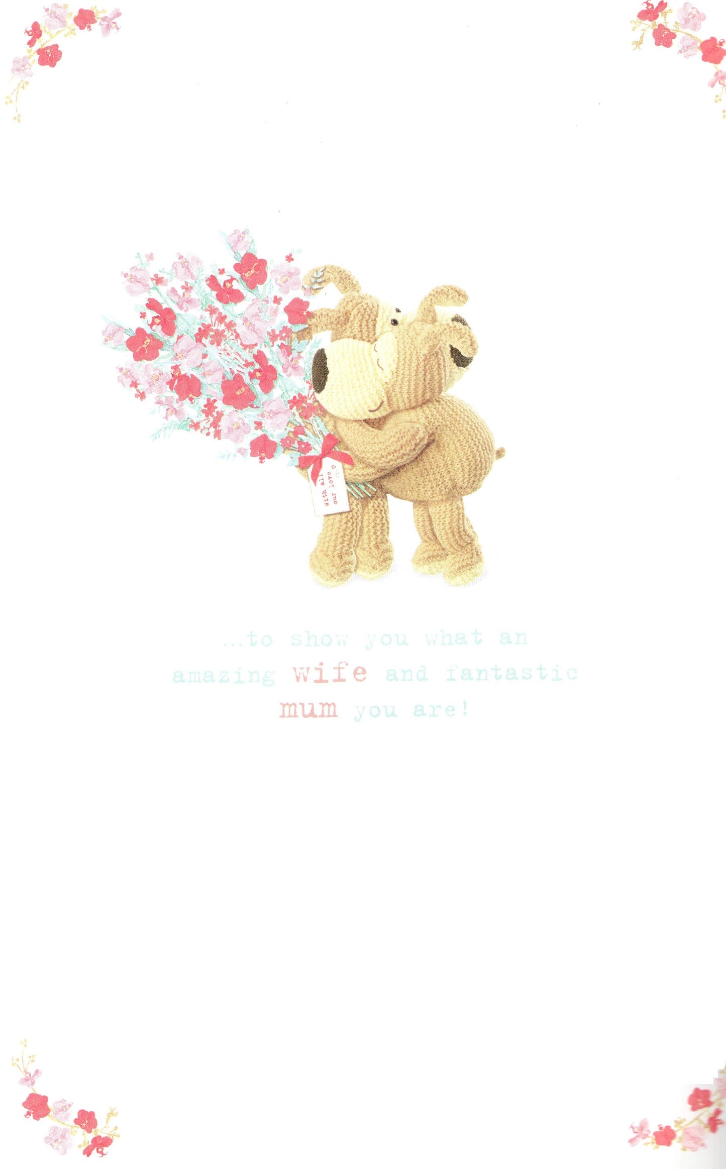 Boofle Wonderful Wife Mother's Day Greeting Card