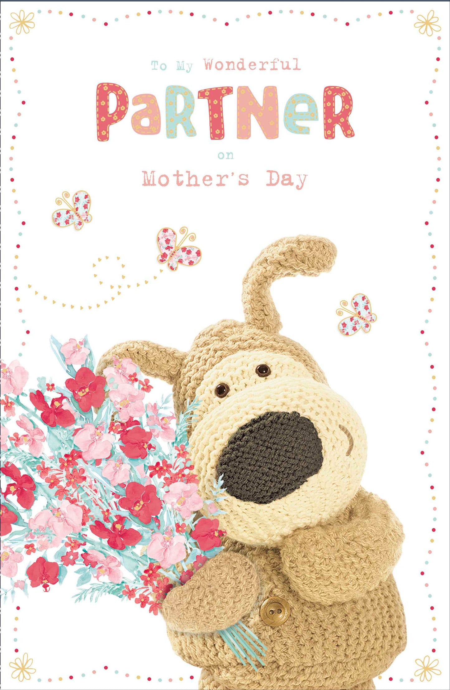 Boofle To My Wonderful Partner Mother's Day Greeting Card