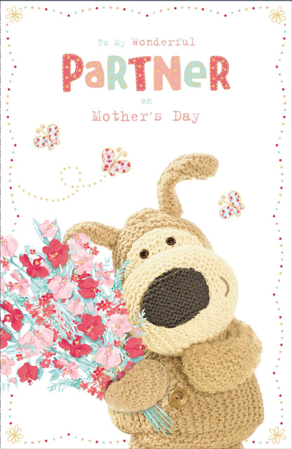 Boofle To My Wonderful Partner Mother's Day Greeting Card
