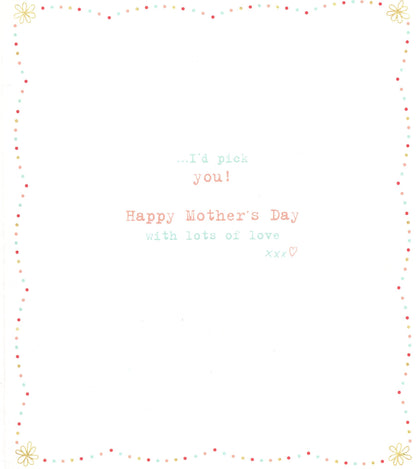 Boofle If Nans Were Flowers Mother's Day Greeting Card