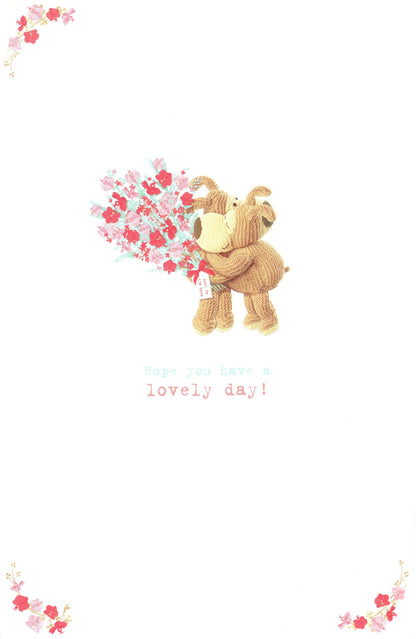 Boofle On Mothering Sunday Mother's Day Greeting Card