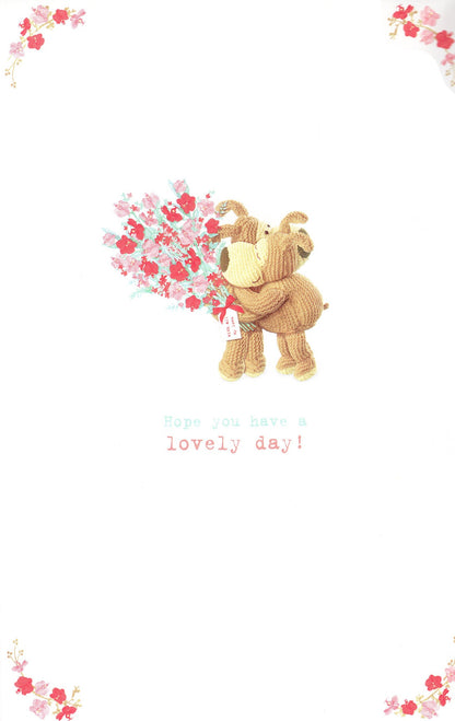 Boofle Thanks Mum For Mother's Day Greeting Card