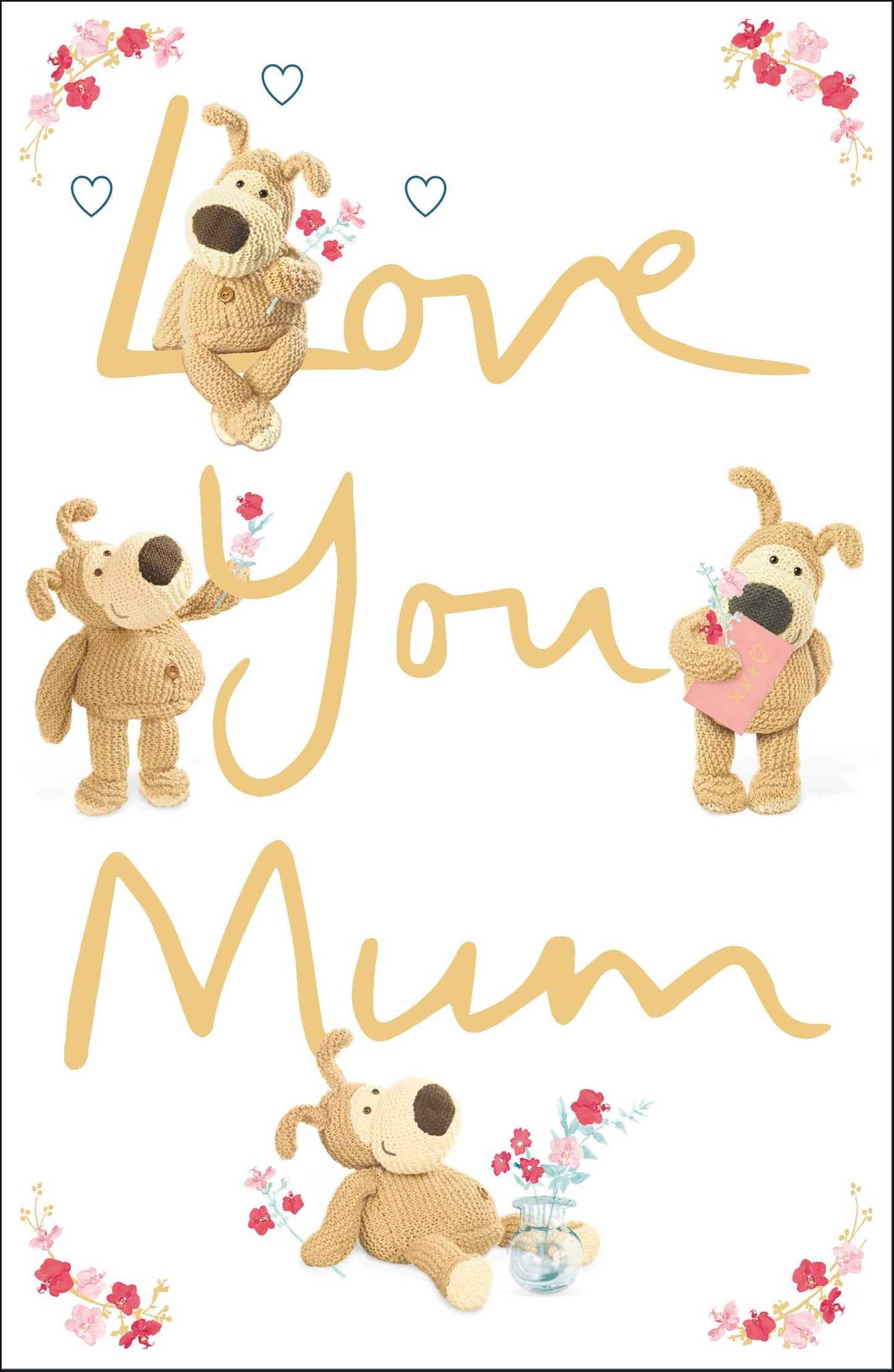 Boofle Love You Mum Mother's Day Greeting Card