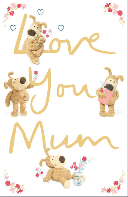 Boofle Love You Mum Mother's Day Greeting Card