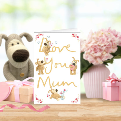 Boofle Love You Mum Mother's Day Greeting Card